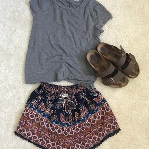 Cute patterned shorts